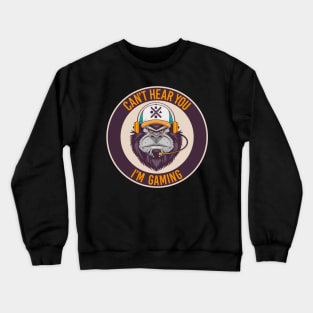 I paused my game to be here Crewneck Sweatshirt